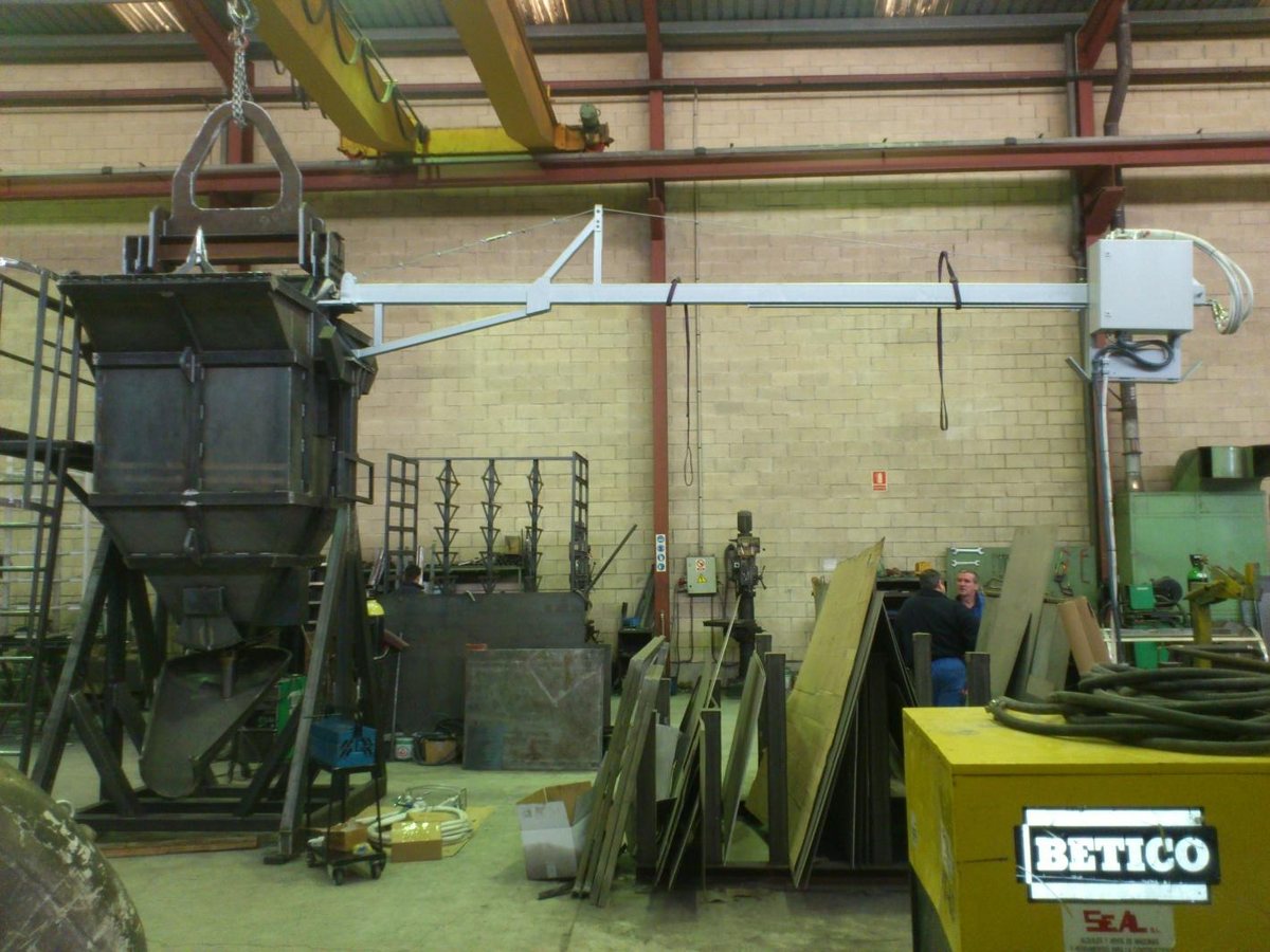 Conjunto de la máquina montado en taller
